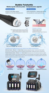 2-in-1-Hydro-Sauerstoffmaschine Kleine Blase Wasser Aqua Haut verjüngung Gesichts gerät ABS Tiefen reinigung Aqua Haut verjüngung - Product Image 5