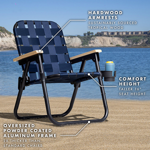 <span class=keywords><strong>Chaise</strong></span> de lune à cadre <span class=keywords><strong>en</strong></span> métal durable léger avec dossier haut sangles d'épaule ré-sangles <span class=keywords><strong>chaise</strong></span> de pelouse pliable de Camping <span class=keywords><strong>en</strong></span> plein air - Product Image 5