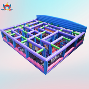 Laberinto Inflable Gigante, Juego Inflable Comercial de PVC para Fiestas y Actividades al Aire Libre - Product Image 5