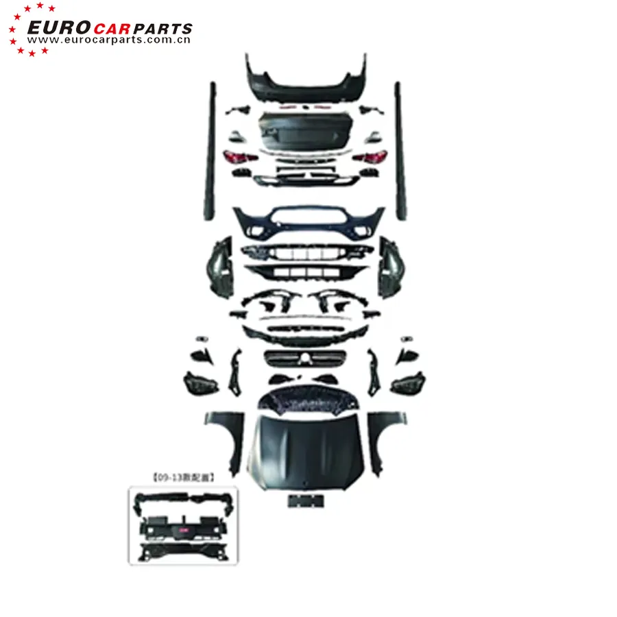 E CLASS W212 actualización a W213 Sport E450 kit de carrocería 2008-2014 parachoques capó faldones laterales guardabarros faros lámpara trasera W212 Facelift