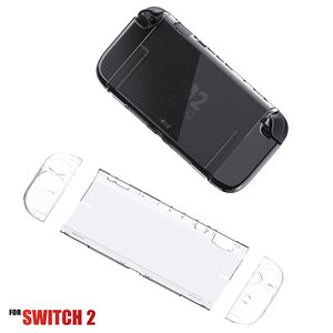 Laudtec Transparent PC Case Switch2 NS2 2025 Détachable Contrôleur Protecteur Anti-Jaune Couverture Arrière <span class=keywords><strong>Logo</strong></span> Personnalisé Accessoires de Jeu - Product Image 5