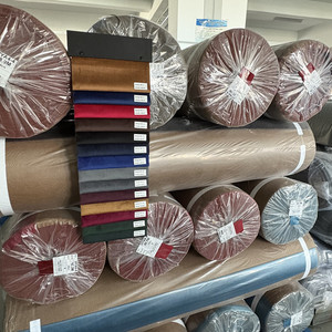 <span class=keywords><strong>100</strong></span>% <span class=keywords><strong>Polyester</strong></span> nhung lông cừu đan sofa vải chống thuốc vi sợi mềm trọng lượng trung bình 250gsm tùy chỉnh nhiều màu rắn - Product Image 1