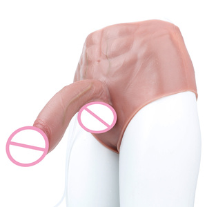 Pantalones con Dildo Curvo y Venas Realistas, Diseño Ultra Realista con Abdominales, Estimulador Anal de Punto G para Mujeres, Lesbianas y Personas Transgénero - Product Image 2