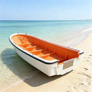 Barca <span class=keywords><strong>da</strong></span> Pesca <span class=keywords><strong>da</strong></span> 380cm, Imbarcazione di Salvataggio, Barca a Remi per 5-6 Persone, Navigabile in Lago, Fiume e <span class=keywords><strong>Mare</strong></span> Aperto - Product Image 1