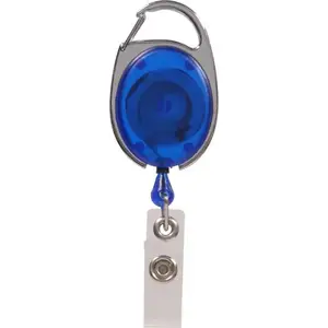 מכירה לוהטת נשלף Carabiner סלילי תג מפשק עבור משרד מזהה כרטיסי yoyo סליל עבור שרוך