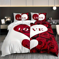 Haute qualité luxe housse de couette ensemble marbre paillettes Polyester housse de couette taie d'oreiller ensemble de literie