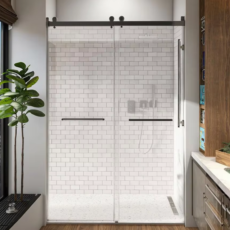 Modern One Line Shower Room Glass