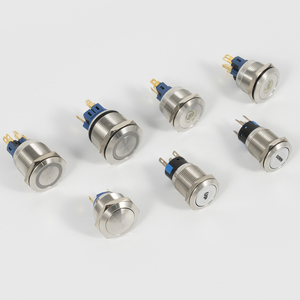 Botón pulsador de emergencia metálico IP65 con bloqueo de 12mm, 16mm, 19mm, 22mm, 25mm para panel de transformador - Product Image 4