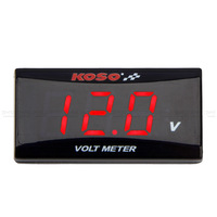 Voltmètre numérique étanche KOSO VOLT pour voiture et camion, 5V à 20V, voltmètre LED, testeur de tension pour moto