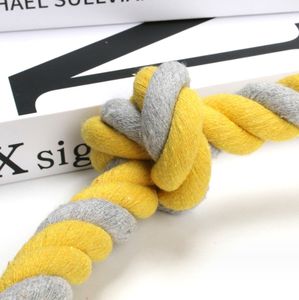 Nuovo 3 nodi corda di cotone cane masticare giocattoli per la pulizia dei denti di grandi dimensioni medio piccolo cane giocattoli - Product Image 3