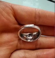 Bague réglable de haute qualité, style rétro vintage, en cuivre plaqué argent thaïlandais S925, avec signe de bénédiction et animal du zodiaque chinois porte-bonheur des 12 signes