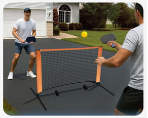 Red de Pickleball Portátil de 5 pies/6 pies, Juego de Red de Pickleball con Marco Metálico y Red de PE, Sistema de Pickleball para Entrenamiento en Todo Tipo de Clima - Product Image 5