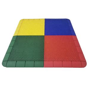 Multisport-Bodenmatte für Pickleball und Badminton, Innen- und Außenbereich, ineinandergreifende Bodenfliesen - Product Image 1