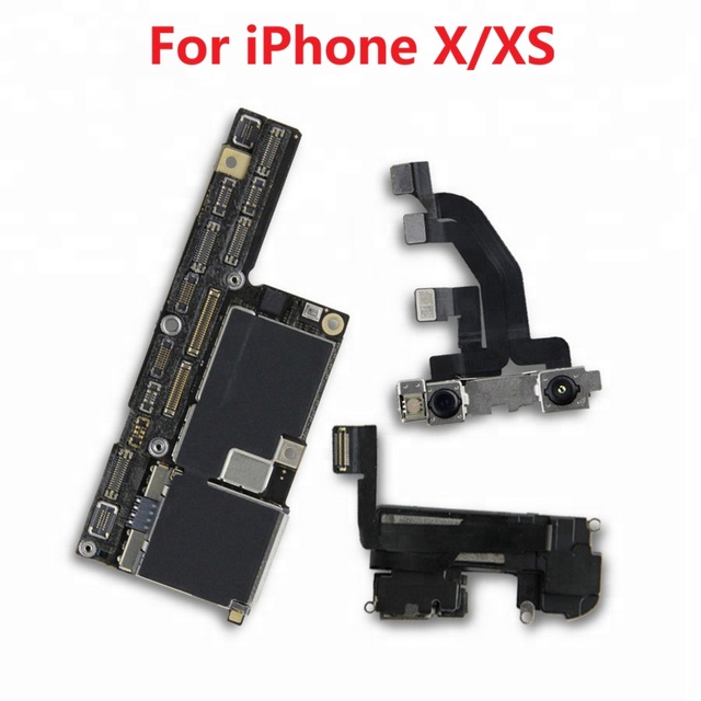 Mobile Phone Motherboard for IPhoneX XS XR 11 12 13 14 15 Pro Max,64-512GB,Original Unlocked,Mainboard Clean ICloud Fully Tested