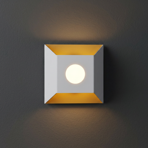 Lampe murale extérieure en métal LED IP65 AC 110-240V 2700K (blanc chaud doux) Ra80+ Lumetal Vietnam, commande par bouton, étanche, acrylique - Product Image 1