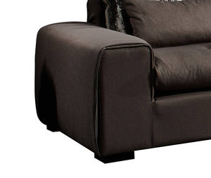 ספה בד פינה מודרני סלון ספה סט עם כריות נוצה קוסטי לאונג עיצוב שני ספה סט ריהוט - Product Image 5