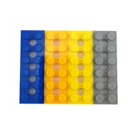 No.32001 MOC plastique 2x6 avec 5 trous plaque bricolage accessoires jouet en vrac assemblage blocs de construction