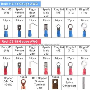 678 pièces de tubes thermorétractables, assortiment de 328 manchons + 350 bornes de connexion de câblage à sertissage à froid - Product Image 3