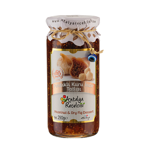 Gourmet Natural Hazelnut & Dried Fig <b>Jam</b> 65% Fruit 290g - Product Image 1