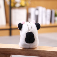 Dessin animé Mavericks quatre pouces en peluche vache poupée Super doux porte-clés et cartable pendentif Mini ours jouet et cadeau d'anniversaire