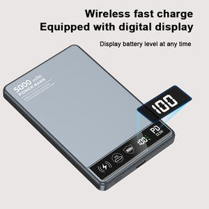 <span class=keywords><strong>Prix</strong></span> de gros du fabricant 5000mah Power Bank Banque d'alimentation magnétique sans fil portable pour téléphone - Product Image 6