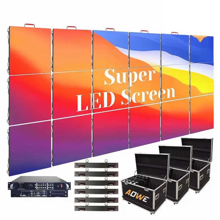 Turnkey Solution Led Video Wall P2.6 P2.9 P3.9 P4.8 Led Display Outdoor Event Led Panel Indoor Stage Led Screen