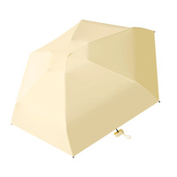 Parapluie à cinq plis pour poussette d'enfant, pare-soleil avec fonctions d'ombrage et de protection contre la pluie, housse universelle pour poussette