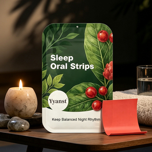Tiras Orales Delgadas para Dormir de Marca Privada OEM/ODM, con Infusión de Hierbas Naturales para un Ritmo Nocturno Equilibrado, 30 Sobres - Product Image 4