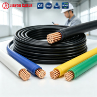 Cable de Cobre THHN THWN para Construcción, Aislamiento de PVC, Revestimiento de Nailon, 600V AWG, para Instalaciones Eléctricas Residenciales en Ecuador