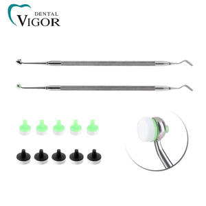 Kit d'outils de moulage pour blanchiment dentaire, spatule de remplissage en résine dentaire, manche de mélange et tampons en mousse - Product Image 4