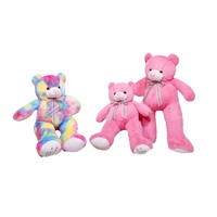 Vente en gros d'adorables grands ours en peluche, jouet en peluche personnalisé extra large et doux avec rembourrage en coton PP, poupée ours en peluche