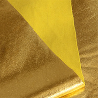 Kain Leotard Senam, Pakaian Pantai, dan Pakaian Renang dari Kain Nylon Spandex 4 Arah yang Dapat Diulur, dengan Glitter Mystic Metallic Foil Khusus