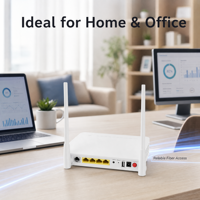 Módem HGU ONT GPON/EPON/XPON con Certificación CE FCC RoHS, 4GE+VOIP+USB+WIFI, Antenas Externas Dobles de 5dBi