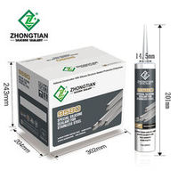 Mastic étanche en silicone pour structure neutre personnalisé pour auto Colle d'emballage adhésive blanche transparente grise pour joints d'étanchéité GP