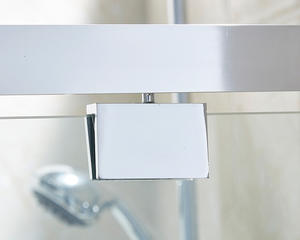 Kamar Mandi <span class=keywords><strong>Shower</strong></span> Enclosure dengan Pintu Pivot Kaca Tempered Bening Berkualitas Tinggi 6MM, Sistem Soft-Closing - Product Image 4