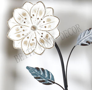 نوعية جيدة ديكور المنزل بالجملة تصميم الحرف اليدوية الجدار الديكور زهرة المعادن جدار الفن - Product Image 5