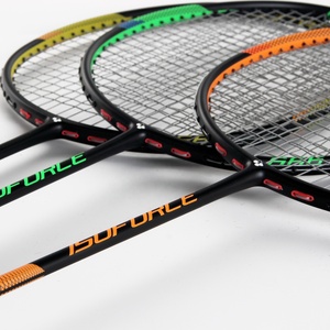 <span class=keywords><strong>Raquette</strong></span> de <span class=keywords><strong>badminton</strong></span> professionnelle en fibre de carbone avec jeu confortable d'absorption des chocs doux - Product Image 1