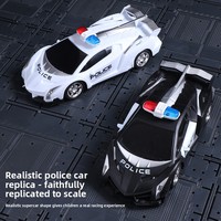 Voiture télécommandée à quatre voies pour adolescents, adultes, garçons, modèle de véhicule électrique à l'échelle 1:18, fonction de suivi, chargeur