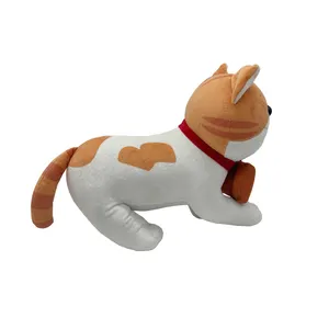 Quantité minimale de commande bas personnalisé enfants cadeau d'anniversaire Animal en peluche marche chat poupée jouet en gros Kawaii belle peluche douce chat jouet