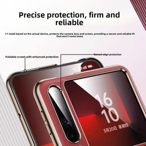 เคสโทรศัพท์ Huawei PuraX รุ่นใหม่ พร้อมวงแหวนแม่เหล็กแบบหมุนได้ ชุบเคลือบป้องกันแรงกระแทก ป้องกันหน้าจอพับได้ - Product Image 3