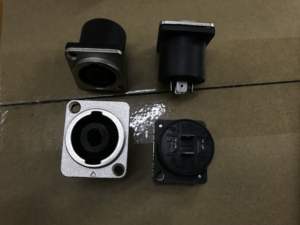 Professionele audio metalen Speakon connector paneelmontage vrouwelijke connector cannon voedingsstekker NL8 NL4FC NL4MPR 4/8-pins polen/aderen - Product Image 5