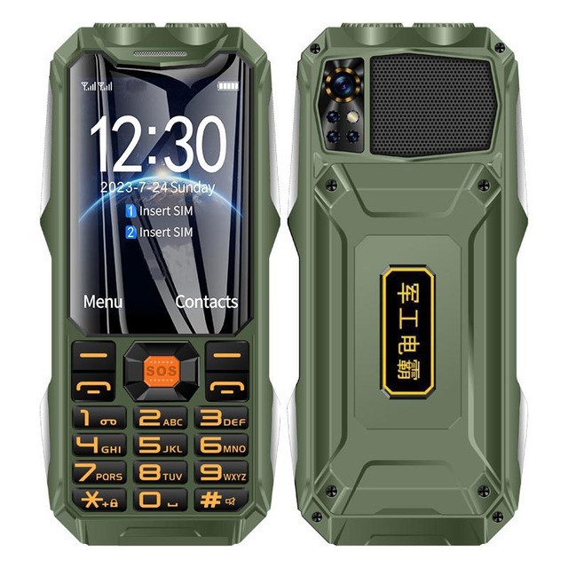 YEEMI Q9 4G Rugged Network Mobile Phone Dual SIM Cards Big Battery 3.5 Inch HD Screen Loud Voice Durable Outdoor Bar Cellphone