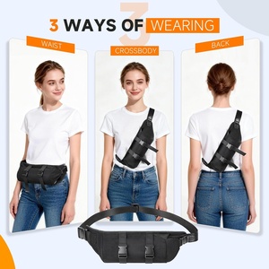 Universal Portable Speaker Crossbody Bag Adjustable Belt Bag Waist Pouch for <strong>JBL</strong> Pulse 2/3/4/5 for Charge <strong>Essential</strong> 2/3/4/5/<strong>6</strong> - Product Image 2