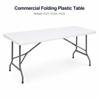 Prix DDP USA, livraison aux États-Unis, table pliante commerciale, table pliante rectangulaire, table pliante portable