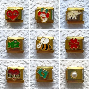 Italian Style New Modular <b>Bracelet</b> Series Golden Base Love Series Styling Personalized Assembly Chain Stainless Steel Gold - Product Image 2