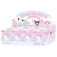 100% authentique, 8 pièces/ensemble, personnages San Rio, série Ballet, figurines miniatures kawaii, boîte mystère, jouets de collection
