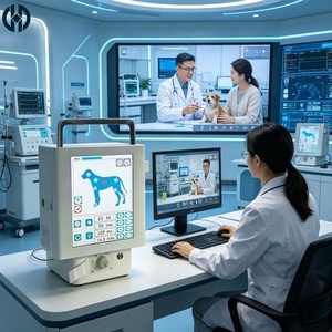 Máquina de Rayos X Veterinaria con Alarma de Luz y Sonido Ajustables, Diseño de Elevación Eléctrica, Salida Rápida de Imágenes de Radiografía Veterinaria HD - Product Image 2