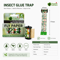 Piège à mouches collant solide commercial intérieur/extérieur, ruban anti-insectes, attrape-insectes en papier, sans produits chimiques, jetable, écologique, anti-UV pour la maison