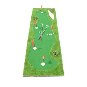 OEM/OEM Factory Mini Golf Courses Outdoor Portable Backyard Minigolf Outdoor Golf Game Pine Golf Putting