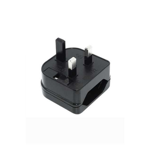 1Pc European Euro EU 2 Pin to UK 3Pin Power Socket Travel Plug Adapter Converter New
